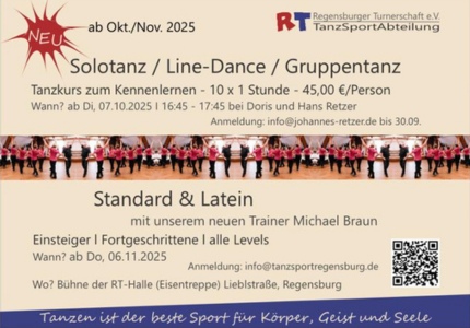 NEU! Solotanz/ Line-Dance/ Gruppentanz