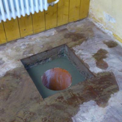 Pumpenschacht Aufenthaltsraum